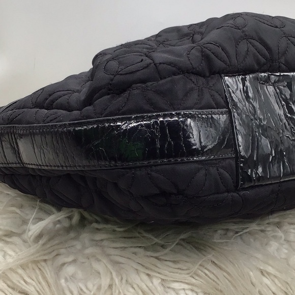 Vera Bradley Black Quilted Shoulder Bag - Picture 9 of 12